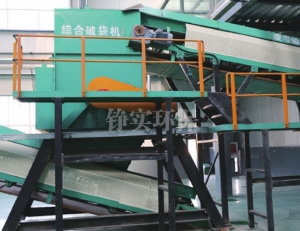 破袋布料機